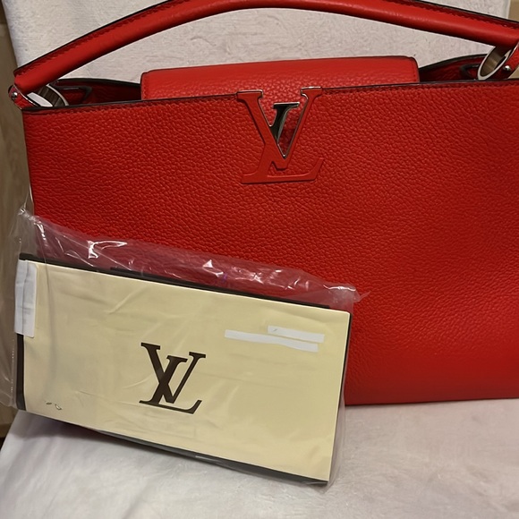 Prelove very good condition LV cappuccine leather handbag - Picture 12 of 12